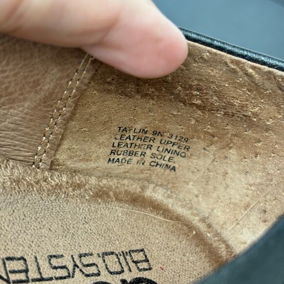 Abeo BIO System Taylin Metallic Gunmetal Leather Ballet Flats Women's Size 9 - Picture 6 of 8